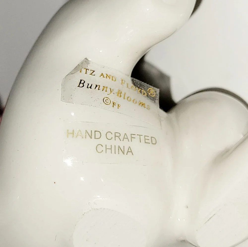 Fitz and Floyd Bunny Blooms, Fitz & Floyd Essentials, Tumbling Figurine Decor